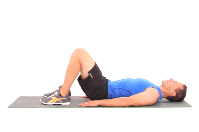 10. Glute bridge