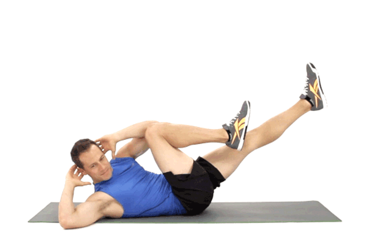 Bicycle crunch