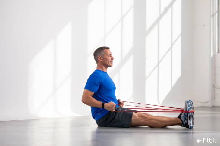 **Single-Leg Press with Resistance Band**